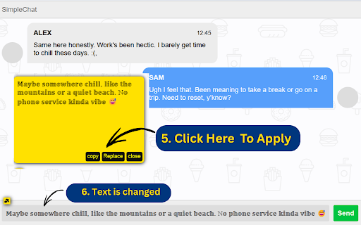 Fancy Texts  from Chrome web store to be run with OffiDocs Chromium online