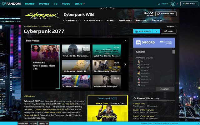 Fandom Enhance  from Chrome web store to be run with OffiDocs Chromium online