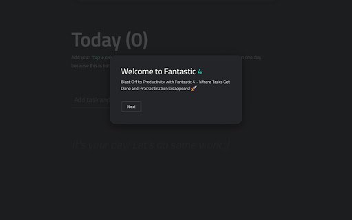 Fantastic 4 Task Manager  from Chrome web store to be run with OffiDocs Chromium online