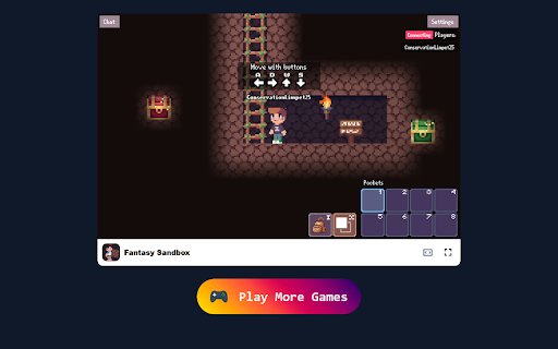 Fantasy Sandbox  from Chrome web store to be run with OffiDocs Chromium online