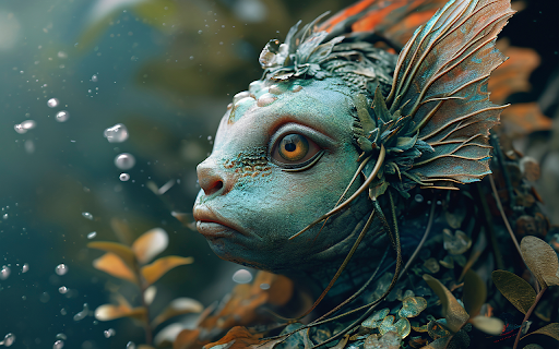 fantasy scene with surreal creature  from Chrome web store to be run with OffiDocs Chromium online
