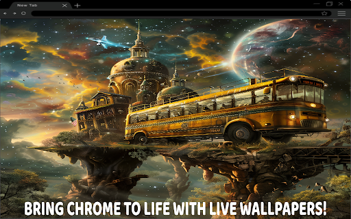 Fantasy School Bus Avatar Live Wallpaper  from Chrome web store to be run with OffiDocs Chromium online