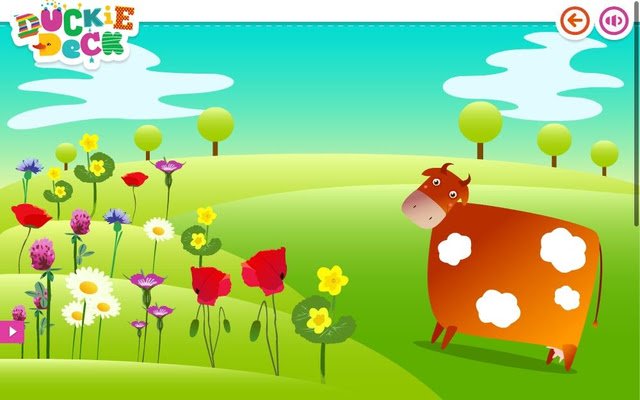 Farm Games Cow Munch در Duckie Deck از فروشگاه وب کروم با OffiDocs Chromium به صورت آنلاین اجرا می شود
