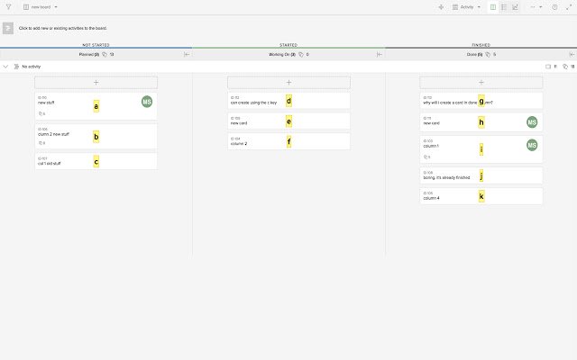 Faster cards in projectplace  from Chrome web store to be run with OffiDocs Chromium online