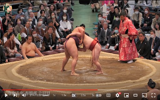 Faster for YouTube™  from Chrome web store to be run with OffiDocs Chromium online