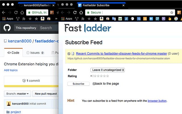 Fastladder Discover Feeds for Chrome מחנות האינטרנט של Chrome שיופעלו עם OffiDocs Chromium באינטרנט
