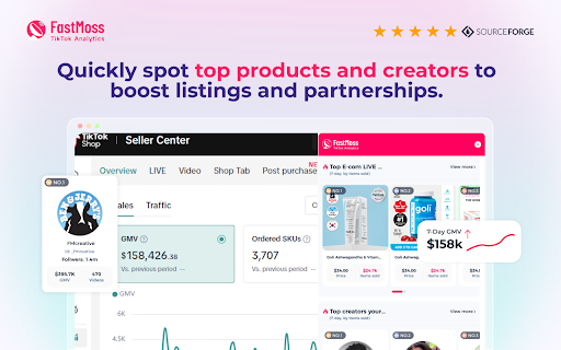 FastMoss TikTok Shop Analytics  from Chrome web store to be run with OffiDocs Chromium online