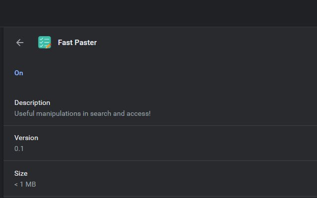 Fast Paster  from Chrome web store to be run with OffiDocs Chromium online