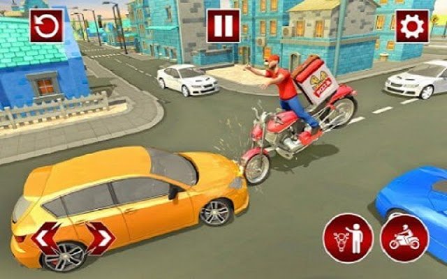 Chrome 网上商店的《Fast Pizza Delivery Boy Game 3D》将与 OffiDocs Chromium 在线运行