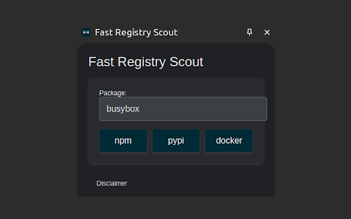 Fast Registry Scout from Chrome web store to be run with OffiDocs Chromium online Fast Registry Scout from Chrome web store to be run with OffiDocs Chromium online