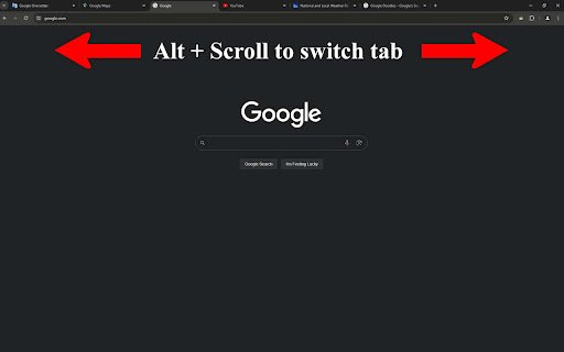 Fast Tab Switcher  from Chrome web store to be run with OffiDocs Chromium online
