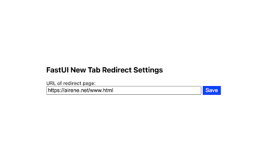 FastUI New Tab  from Chrome web store to be run with OffiDocs Chromium online