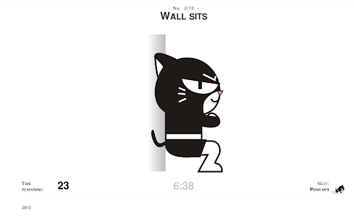 Fat Cat Workout 7 minute  from Chrome web store to be run with OffiDocs Chromium online