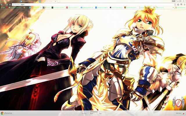 Fate Stay Night Theme 05 1366x768 dal Chrome web store da eseguire con OffiDocs Chromium online