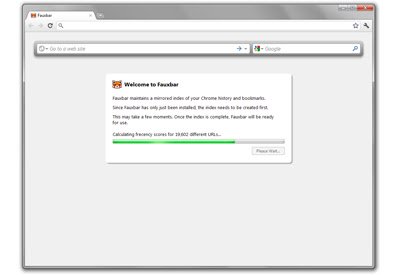 Fauxbar من متجر Chrome الإلكتروني ليتم تشغيله مع OffiDocs Chromium عبر الإنترنت