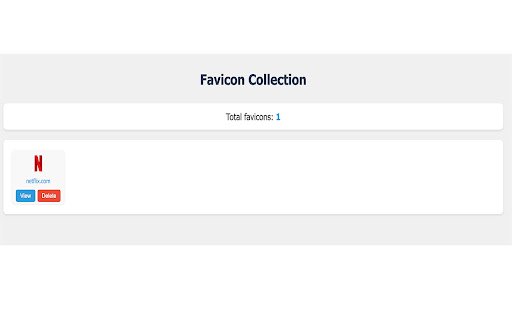 Favicon Collector  from Chrome web store to be run with OffiDocs Chromium online
