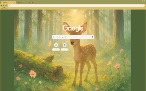 Fawn Forest Morning  from Chrome web store to be run with OffiDocs Chromium online