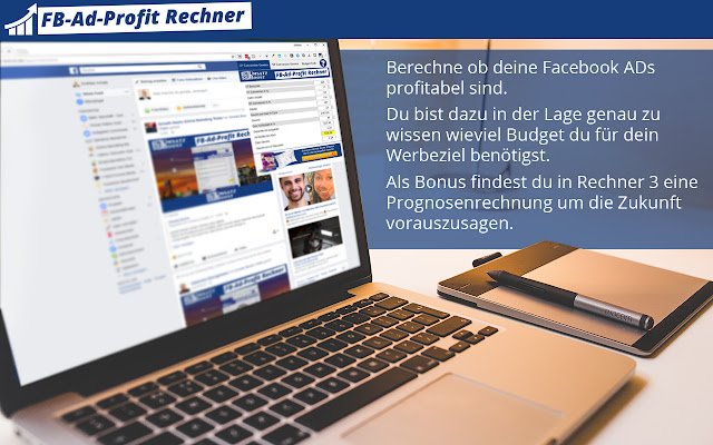 Chrome 网上商店的 FB AD Profit Rechner 将与 OffiDocs Chromium 在线运行