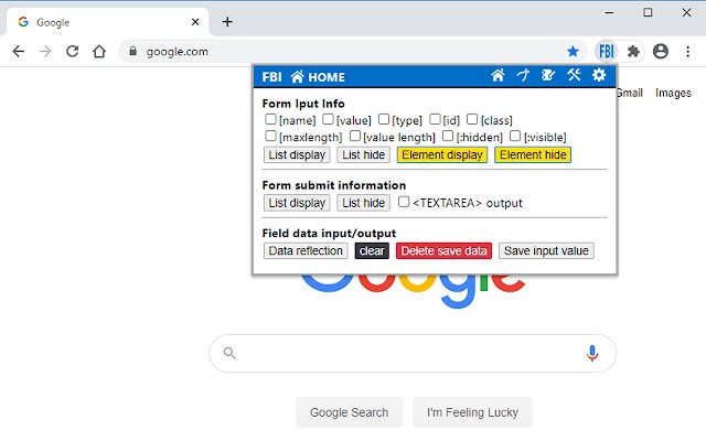 FBI (Form Business Information)  from Chrome web store to be run with OffiDocs Chromium online
