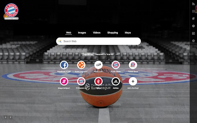 FC Bayern Basketball Deine Startseite  from Chrome web store to be run with OffiDocs Chromium online