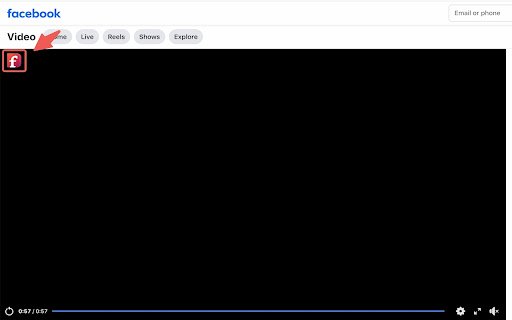FDown Facebook Video Downloader  from Chrome web store to be run with OffiDocs Chromium online
