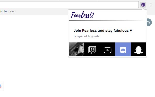 Chrome ウェブストアの FearlessQ Live Extension を OffiDocs Chromium オンラインで実行する