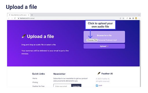 Feather AI  from Chrome web store to be run with OffiDocs Chromium online