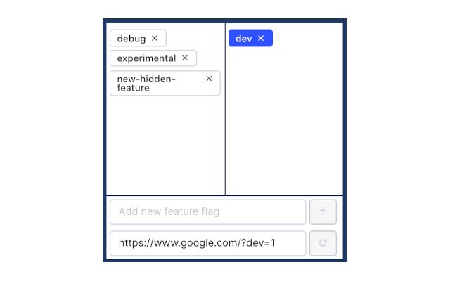 feature flagger  from Chrome web store to be run with OffiDocs Chromium online