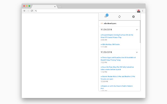 FeedPop: Çevrimiçi OffiDocs Chromium ile çalıştırılacak Chrome web mağazasından basit RSS yayın okuyucusu