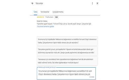 Feedup AI Review Responder  from Chrome web store to be run with OffiDocs Chromium online