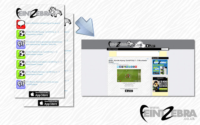 Feint Zebra  from Chrome web store to be run with OffiDocs Chromium online