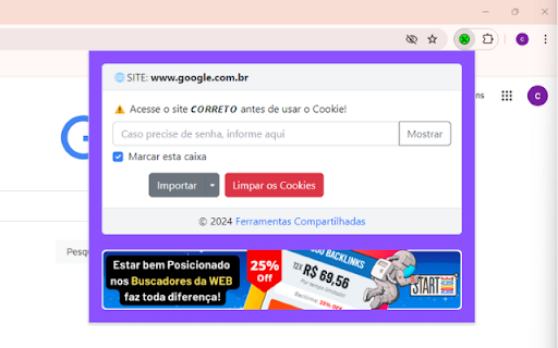 FERRAMENTAS COMPARTILHADAS  from Chrome web store to be run with OffiDocs Chromium online