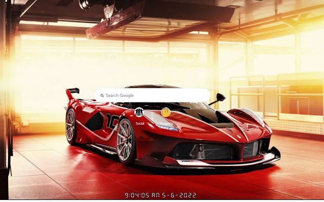 Обои Ferrari Новая вкладка с темой [Установить] из интернет-магазина Chrome, которую можно запустить с помощью онлайн-версии OffiDocs Chromium