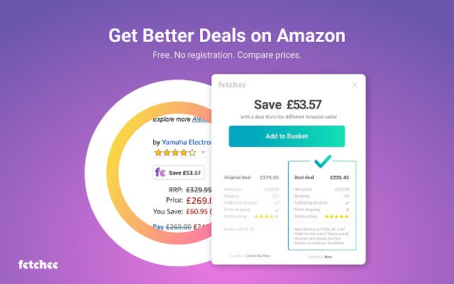 Fetchee: Best Price Offers for Amazon  from Chrome web store to be run with OffiDocs Chromium online