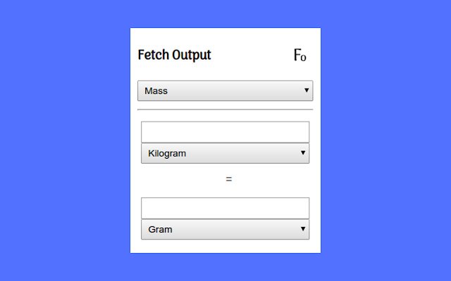 Fetch Output  from Chrome web store to be run with OffiDocs Chromium online