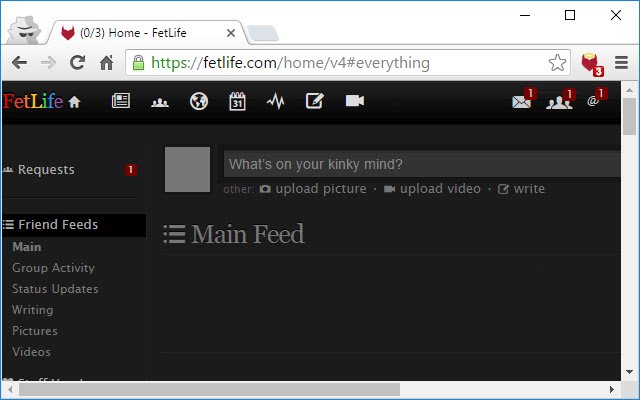 Fetlife + de la boutique en ligne Chrome doit être exécuté avec OffiDocs Chromium en ligne