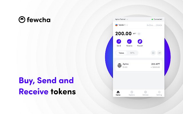 Fewcha Move Wallet من متجر Chrome الإلكتروني ليتم تشغيله باستخدام OffiDocs Chromium عبر الإنترنت
