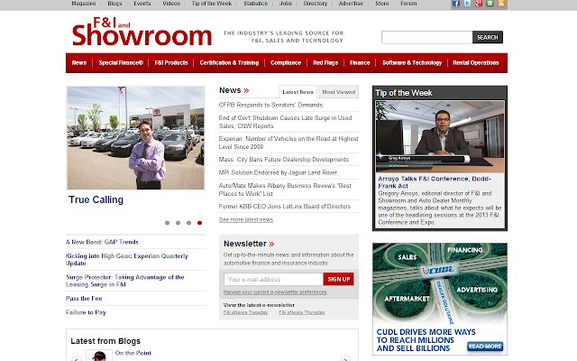 FI y Showroom Magazine de Chrome web store se ejecutarán con OffiDocs Chromium en línea