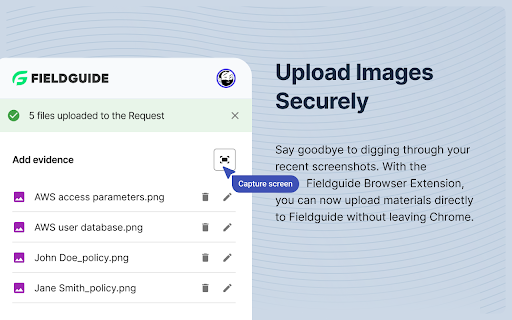 Fieldguide Browser Extension  from Chrome web store to be run with OffiDocs Chromium online