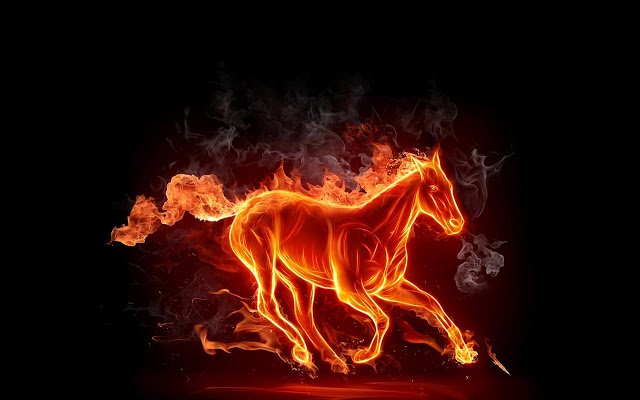 طرح زمینه کروم Fiery Horse (به‌روزرسانی شده توسط Deg026) از فروشگاه وب Chrome با OffiDocs Chromium به‌صورت آنلاین اجرا می‌شود
