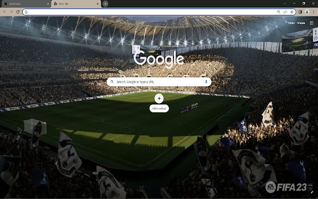 FIFA 23 Browser Theme  from Chrome web store to be run with OffiDocs Chromium online