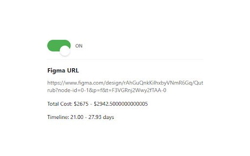 Figma AI Estimator  from Chrome web store to be run with OffiDocs Chromium online