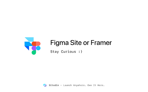 Figma Site or Framer  from Chrome web store to be run with OffiDocs Chromium online