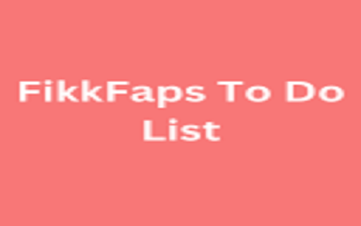 FikkFaps To Do List from Chrome web store to be run with OffiDocs Chromium online FikkFaps To Do List from Chrome web store to be run with OffiDocs Chromium online