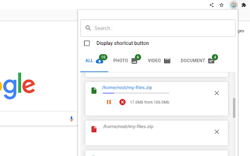 File Downloader  from Chrome web store to be run with OffiDocs Chromium online