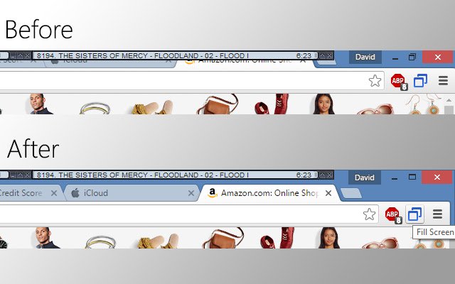 Fill Screen ze sklepu internetowego Chrome do uruchomienia z OffiDocs Chromium online