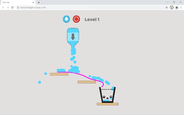 Fill The Glass Puzzle Game  from Chrome web store to be run with OffiDocs Chromium online