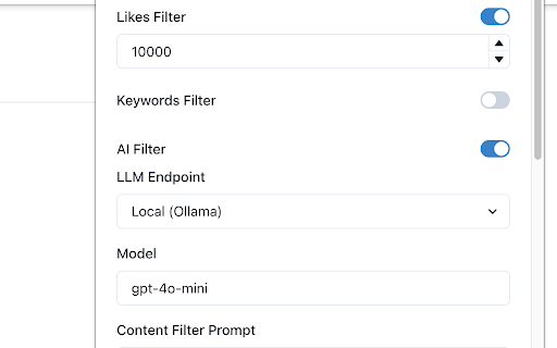 Filtr  from Chrome web store to be run with OffiDocs Chromium online