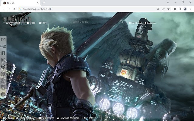 Final Fantasy 7 Remake Wallpaper จาก Chrome เว็บสโตร์ที่จะรันด้วย OffiDocs Chromium ออนไลน์