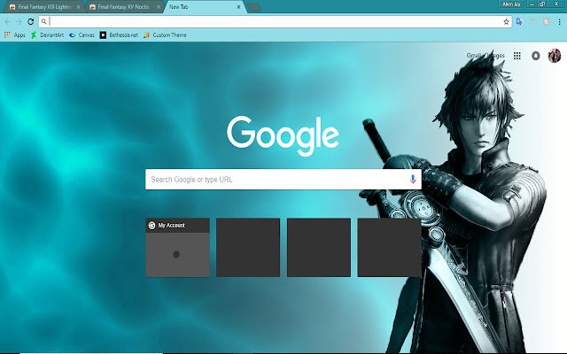 Final Fantasy XV Noctis uit de Chrome-webwinkel om te worden uitgevoerd met OffiDocs Chromium online